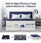 Knzzo Full Air Mattress Model KN-Y5418. Fixed Price $34.00.