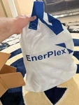 Enerplex Queen Air Mattress - Blue. Fixed Price $50.00.