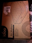 Air Mattress W/ Built In Pump 18" Raised Comfort Blow Up Queen Grey Idoo 650 Lb. Fixed Price $85.00.