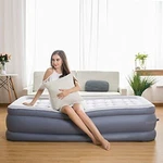 Langria Plush Flocked Elevated Air Mattress With Easy Inflate Built-in Electric. Fixed Price $40.42.