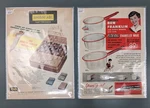 (2) 1954 Home Ads Ben Franklin Federal Enameled Ware, Spring Air Mattress. Fixed Price $7.71.