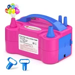 Idaodan Electric Balloon Pump, Portable Blower Red Blue. Fixed Price $23.23.