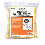 Uhaul Twin Mattress Bag Deluxe Set W/ Built Handles 2.25 Mil Strength. Fixed Price $9.95.