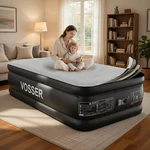 Vosser 18" Twin Air Mattress Raised Double High Inflatable Bed Built-in Pump New. Fixed Price $44.99.
