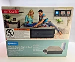 Queen Deluxe Double High Air Mattress With Built In Pump Embark. Fixed Price $112.50.