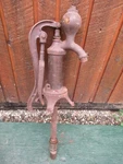 Vintage Cast Iron Smart Brockville Hand Water Pump With Brass Cylinder 20" High. Fixed Price $199.97.