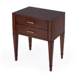 Beaumont Lane Contemporary 2 Drawer End Table In Antique Cherry. Fixed Price $558.12.