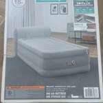 Bestway Twin & Intex Queen Plush Air Mattress W/ Built-in Pump, 18IN. Fixed Price $65.00.