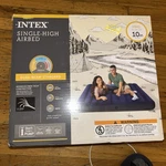 Intex Single-high Airbed Dura Beam Standard Lock King 10" Height New. Fixed Price $25.00.