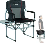 Iclimb Heavy Duty Compact Camping Folding Mesh Chair With Side 1PC, Black. Fixed Price $113.58.