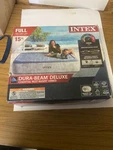 Intex 15" Dura Beam Deluxe Essential Rest Raised Airbed W/ Internal Pump-full. Fixed Price $39.99.