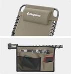 Kingcamp Portable Lounge Chair 4-FOLD Folding Camping Cot KC2019 Beige. Fixed Price $161.49.