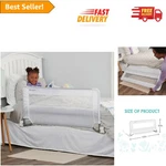 Lightweight Swing Down Bed Rail - Ultimate Safety For Toddler Sleep. Fixed Price $43.70.