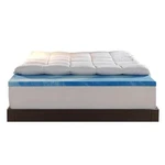 Sleep Innovations Dual Layer 4 Inch Memory Foam Mattress Topper, Twin Size, M.... Fixed Price $141.40.