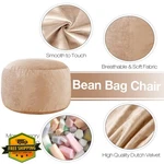 Whatsbedding 4 Ft Bean Bag Chair Camel Memory Foam Faux Fur Adults Kids. Fixed Price $139.99.