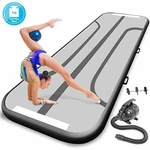 Serenelife SLGM3KB Inflatable Training Gymnastics & Exercise Floor Tumble Mat. Fixed Price $235.49.