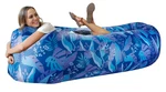 Inflatable Lounger Air Sofa Couch Hammock-portable,water Proof Topical Purple. Fixed Price $15.00.