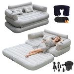 Full Size Inflatable Sofa Bed With Air PUMP,2-IN-1 Portable Blow-up Couch.... Fixed Price $107.25.