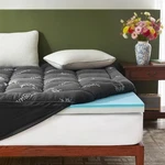 Bedlore California King Mattress Topper Gel Memory Foam Bamboo Dual Layer Pillow. Fixed Price $120.00.