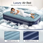 Twin Air Mattress 18 With Built Pump, 2 Mins High Speed Inflation Luxury Aut. Fixed Price $47.00.