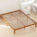 Queen Size Bed Frame 12IN Wooden Platform Foundation With Support Slats. Fixed Price $117.75.