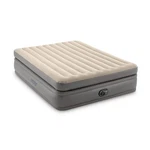 Intex Raised Comfort Pillowtop 20" Queen Mattress Built Pump 66196T - Beige. Fixed Price $77.10.
