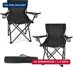 Weidiorme Pack Lightweight Camping Chairs For Adults & Teens, 250LBS Capacity. Fixed Price $53.11.