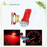 10X Ultra Red Dashboard Gauge 3014 3SMD Led Wedge Lamp Bulb Light 58 70 73 74. Fixed Price $8.36.