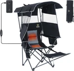 Nice Chair With Canopy, Heated Camping Battery, Outdoor Sports. Fixed Price $107.26.