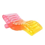 Funboy Giant Inflatable Luxury Clear Rainbow Chaise Lounger Chair Pool Float For. Fixed Price $107.43.