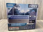 Intex Dura Beam Standard Raised Pillow Rest Airbed Queen 60 X80 X18 Open Box. Fixed Price $39.99.