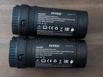 Intex I638AA Fast-fill Battery Inflator & Deflator, Compact, Black, 6V 2 Units. Fixed Price $14.99.