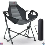 Hammock Camping Chair, 3 Heights Swinging With Adjustable Backrest,. Fixed Price $130.72.