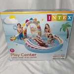 Intex Candy Zone Kids Outdoor Inflatable Play Center Pool W/ Waterslide New. Fixed Price $63.74.