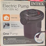 Intex Quick-fill Electric Pump Inflate/deflate 110-120V Ac 3 Adapters AP619-III. Fixed Price $16.99.