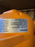 Bestway Air Blower 110-120V 60HZ 5.7 Amp Bounce House Inflator Orange P3118. Fixed Price $79.99.