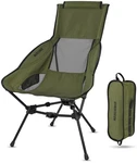 Marchway Lightweight Folding High Back Camping Chair With Head Support, Stabl.... Fixed Price $70.13.