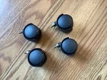 Set Of 4 Leggett & Platt Craftmatic Adjustable Bed Base 2" Locking Caster Wheels. Fixed Price $31.99.