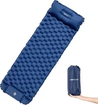 Night Cat Inflatable Sleeping Pads Mat Bed With Single Pad, Blue. Fixed Price $56.17.