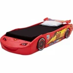 Disney/pixar Cars Lightning Mcqueen Twin Size Plastic Bed Working Headlights Kid. Fixed Price $403.97.