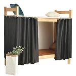 Teanea Heavy-duty Blackout Bottom Bunk Bed Curtains Privacy Canopy Twin Size .... Fixed Price $60.50.