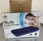 Relax Flocked Air Bed Twin Size Pump & Carry Bag Included Lot Of 2. Fixed Price $29.99.