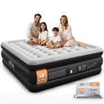 Mattress King Size 18 Raised 800 Lbs Built Pump Airefina 2-4 Upgraded. Fixed Price $179.99.