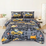 Zsyayaha Full Bedding Sets Boys Excavator Tractor Cars Comforter Constru. Fixed Price $87.84.