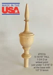 Wood Finial Unfinished For Bed Furniture Craft #TD1A. Fixed Price $14.50.