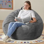 Hobestluk 3.5FT Bean Bag Chair Large With Filler Included C.... Fixed Price $90.51.