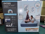 Intex Essential Rest Airbed Dura-beam Plus 14 Inch Queen With Built Pump. Fixed Price $30.00.