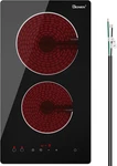 Electric Cooktop 220V 240V, Built-in 12 Inch Ceramic Burners, Double G. Fixed Price $163.99.