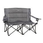 Timber Ridge 2 Person Folding Loveseat Support To 500 Lbs,, Grey. Fixed Price $107.48.