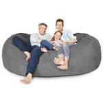 Lumaland Luxurious Giant 7FT Bean Bag Chair With Microsuede Cover - Ultra Soft,. Fixed Price $331.83.